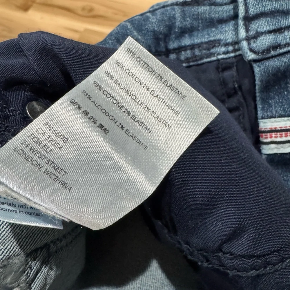 Anthropologie Dark Blue Denim Jean Shorts - Picture 2 of 5